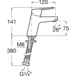 Roca Alfa G1: 龍頭套裝 (面盆+浴缸+花灑)